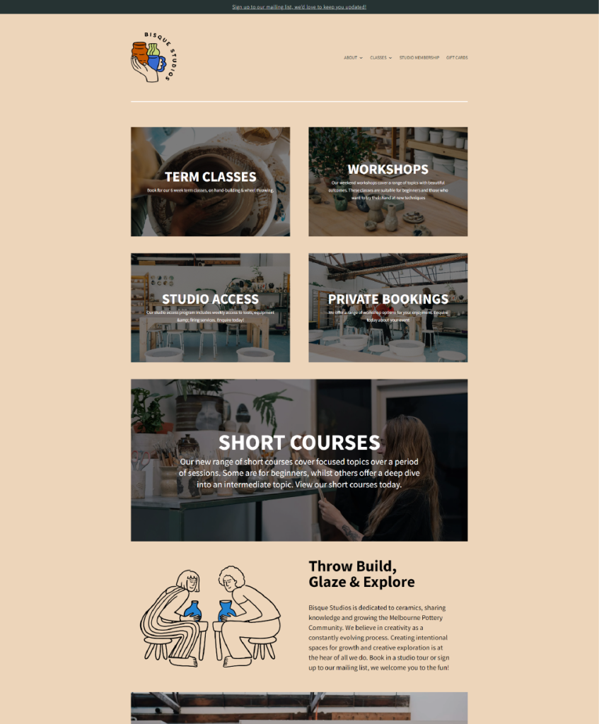 Bisque Studios Web Development